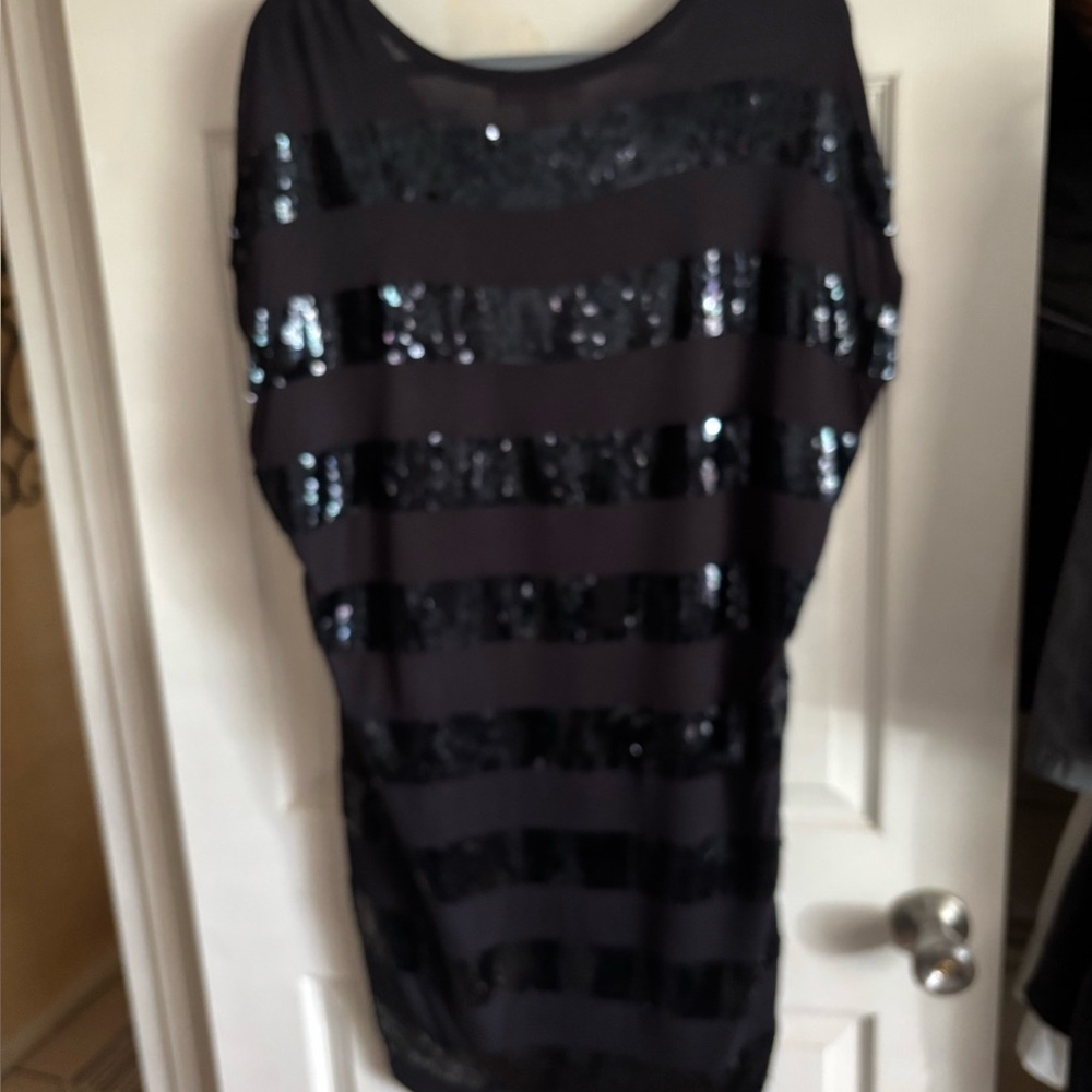 Michael Kors Black Sequin Dress
